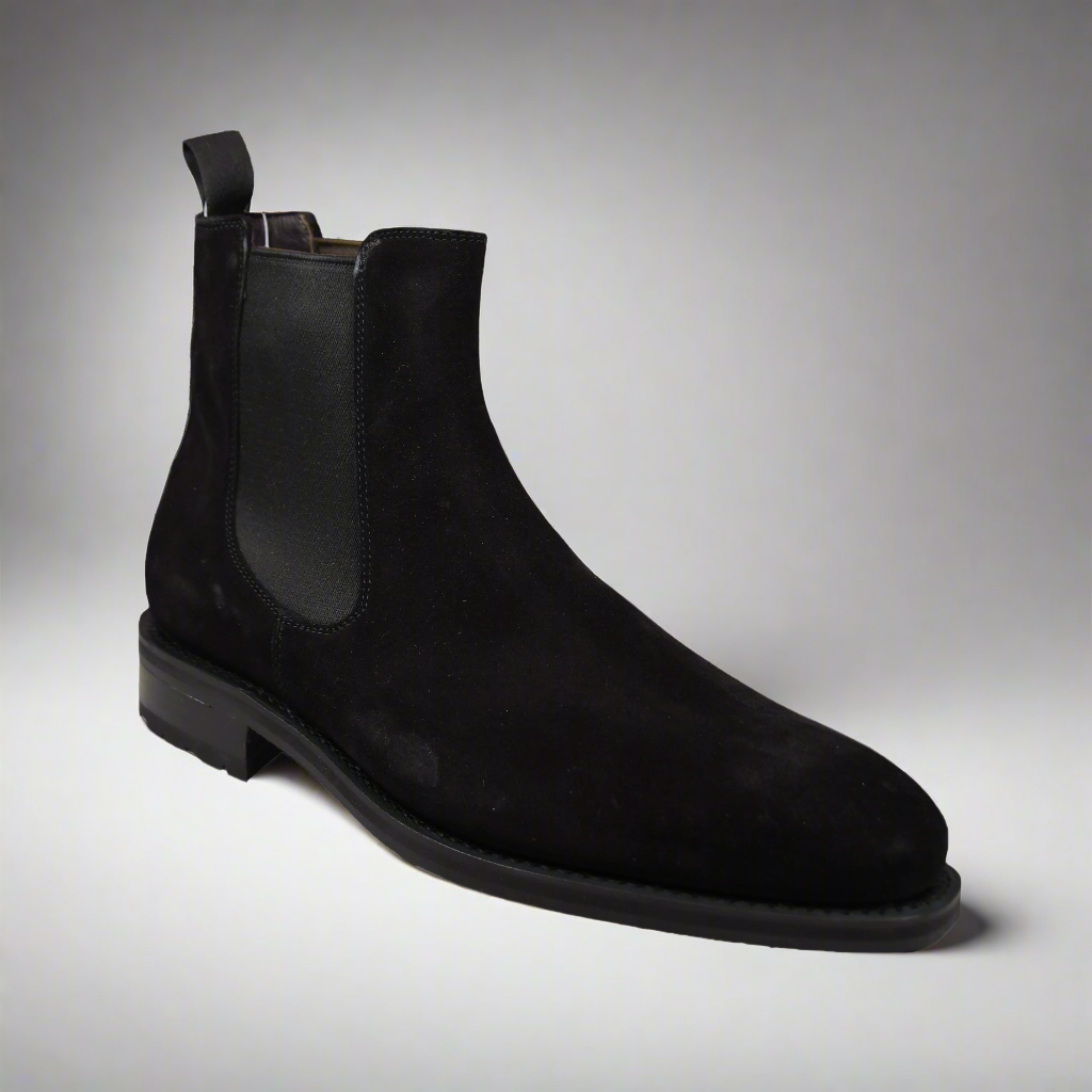 Chelsea Black Lamb Suede, John Brommel's
