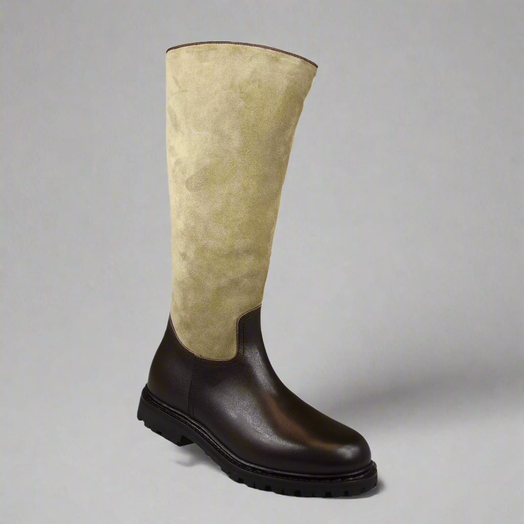 Milano Dark Brown Calf Suede, John Brommel's