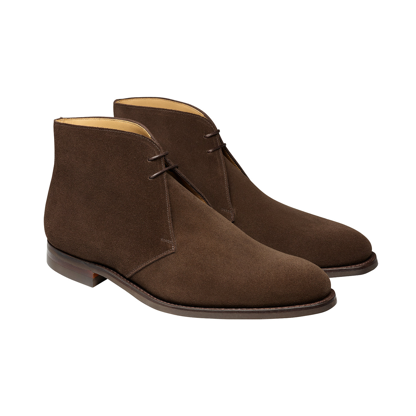Upton Dark Oak Suede ‘City’ Crockett & Jones