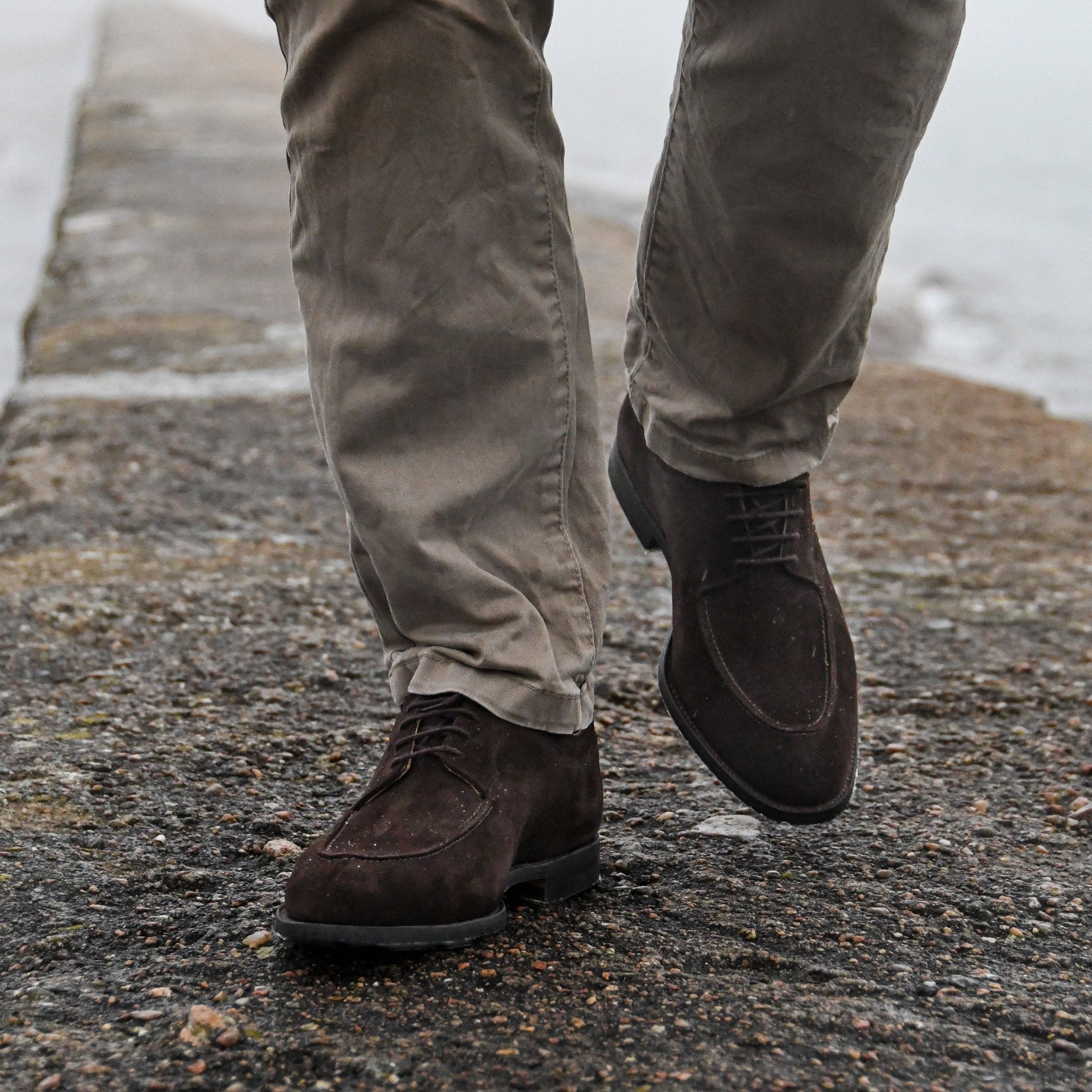 Crockett & Jones Hardwick – Dark Brown Suede Men