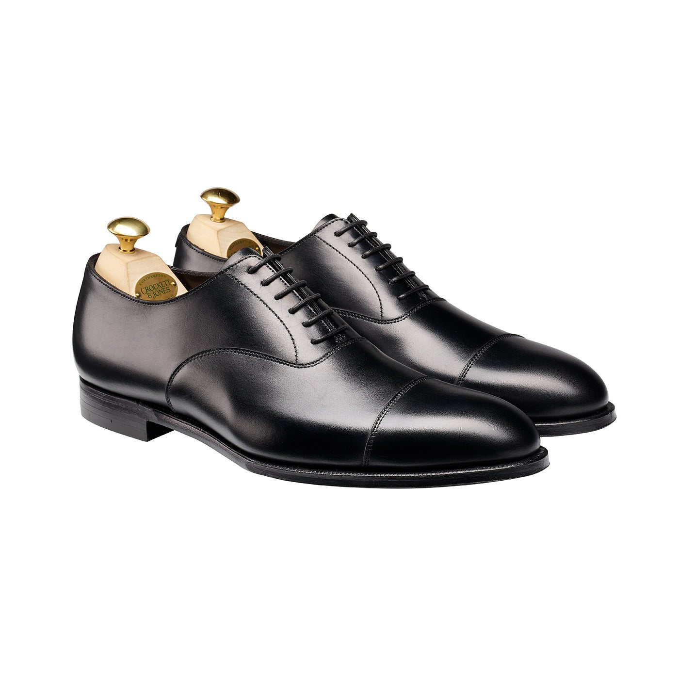 Crockett & Jones Lonsdale – Hand-Grade Oxford Men's Shoes in Black