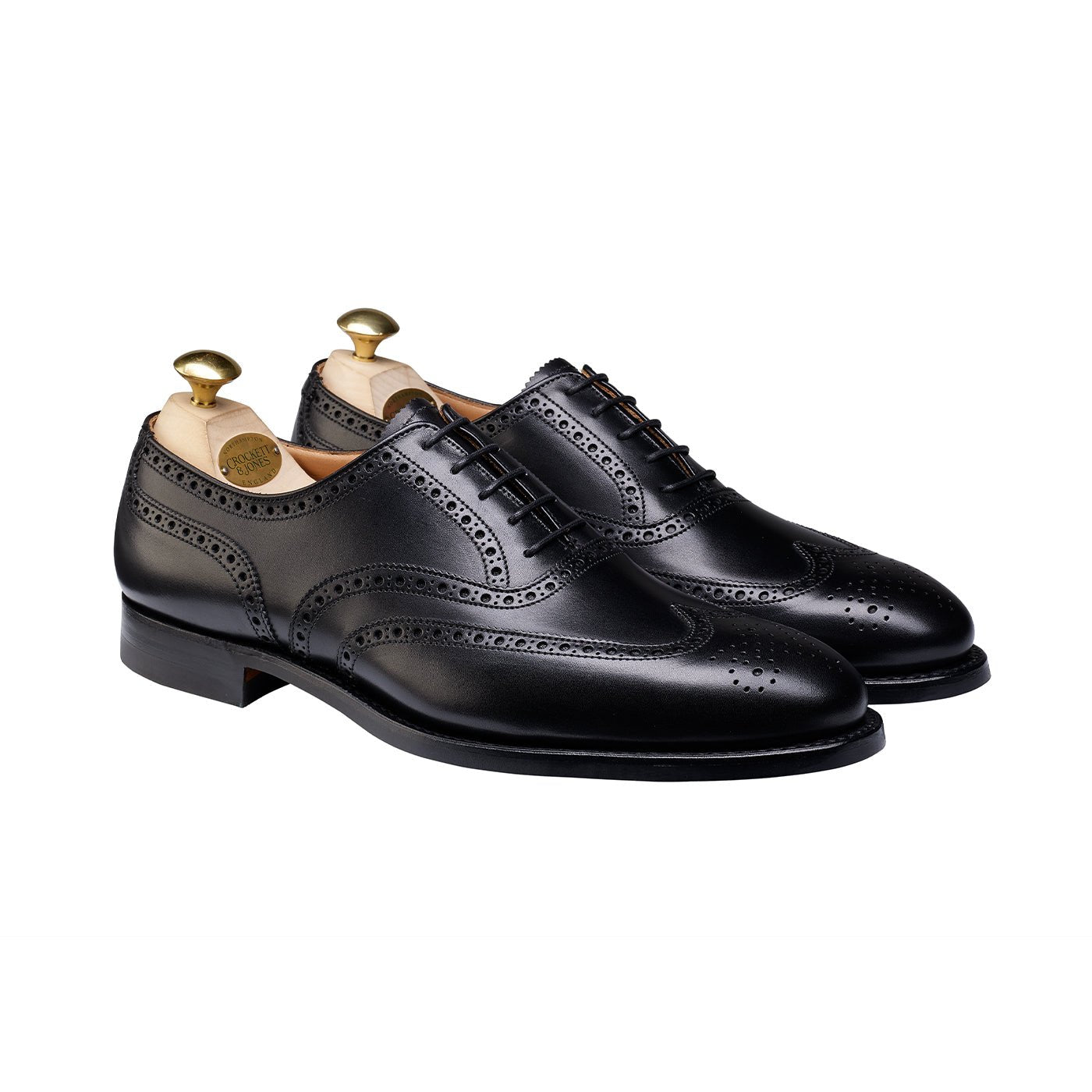 Crockett & Jones – Oxford Men's Shoes, Full Brogue in Black