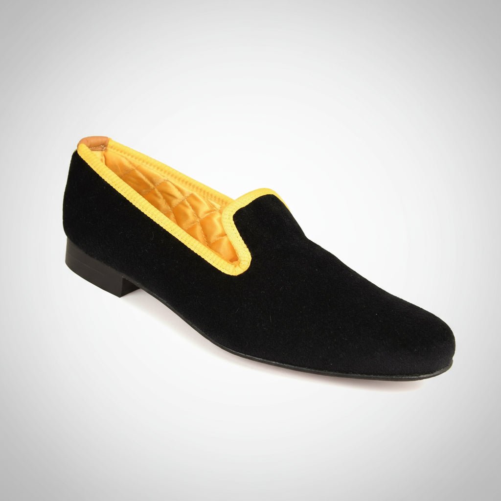 Crockett & Jones Albert Lady Plain Black – Slippers Women Velvet –  Hammargruppen
