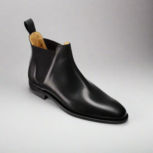 Chelsea 3 Boot Black Calf, Crockett & Jones - Hammargruppen