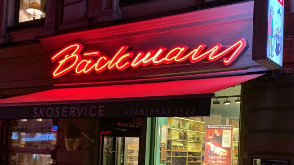 Bäckmans Skomakeri i Stockholm – 1922 - Hammargruppen