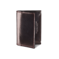 Folded Card Case – Burgundy Shell Cordovan - Crockett & Jones