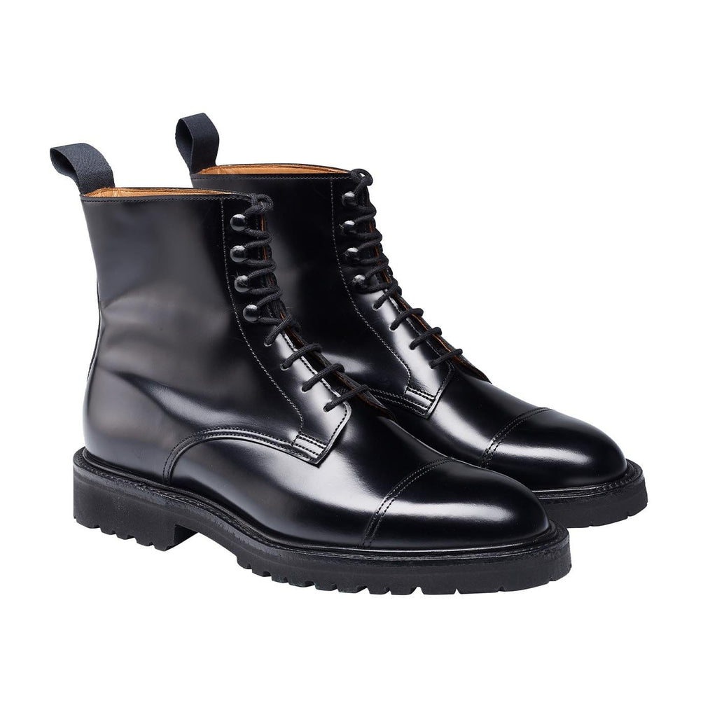 Jane Boot, Black Calf 'Vibram' Crockett & Jones