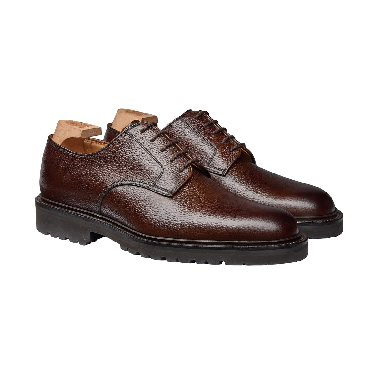 Windermere Derby, Dark Brown Suede 'Vibram' Crockett & Jones