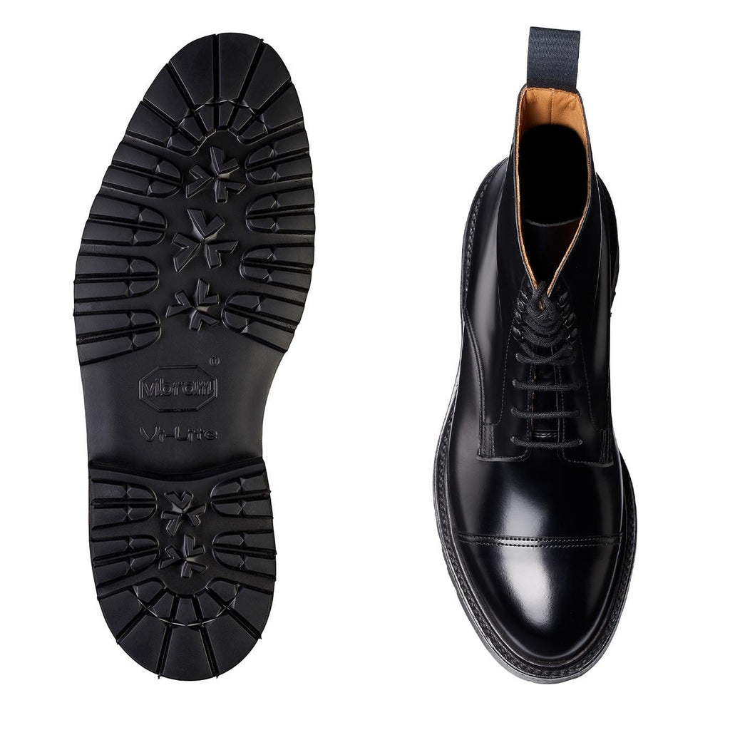 Jane Boot, Black Calf 'Vibram' Crockett & Jones