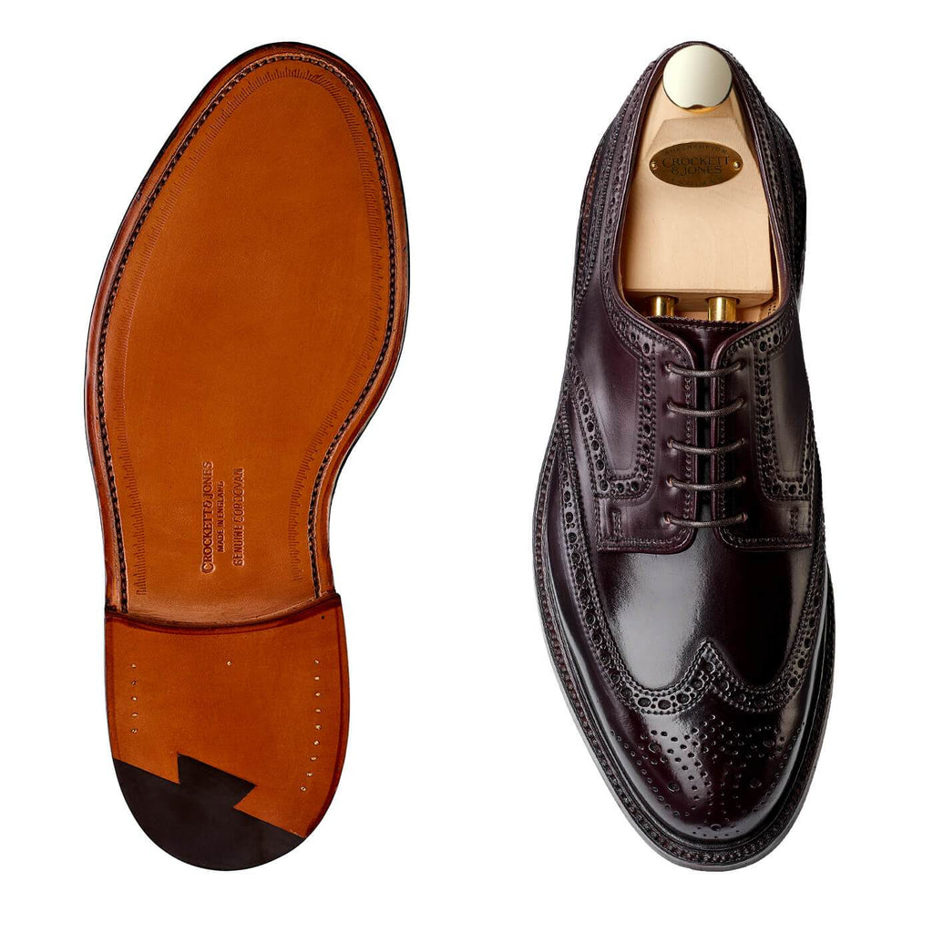 Pembroke Derby Burgundy, Shell Cordovan, Crockett & Jones