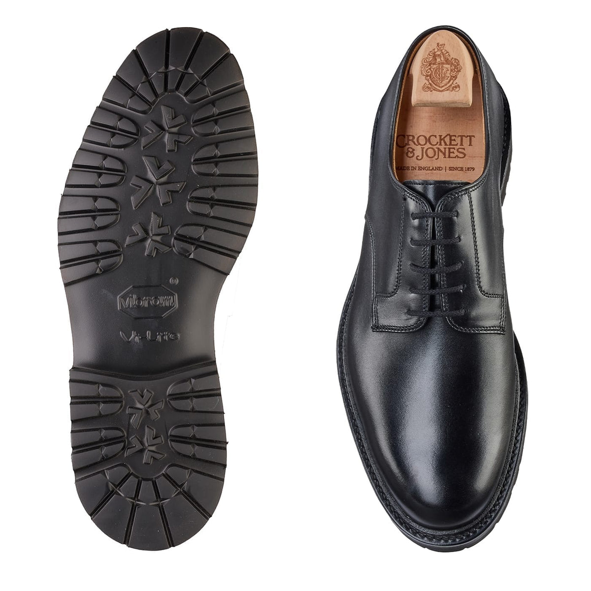 Windermere Derby, Dark Brown Suede 'Vibram' Crockett & Jones