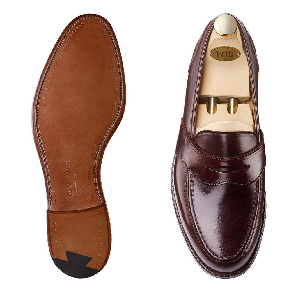 Harvard Penny Loafer, Dark Brown Cordovan, Crockett & Jones