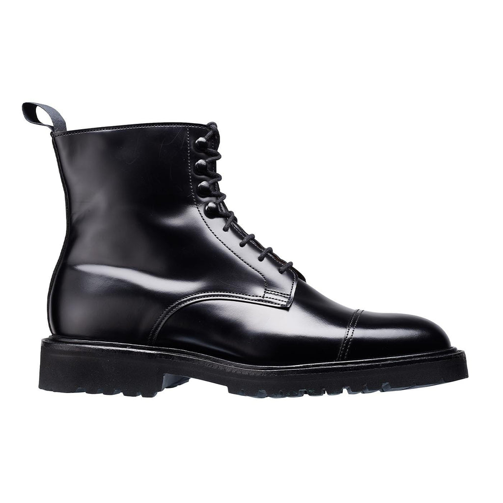Jane Boot, Black Calf 'Vibram' Crockett & Jones