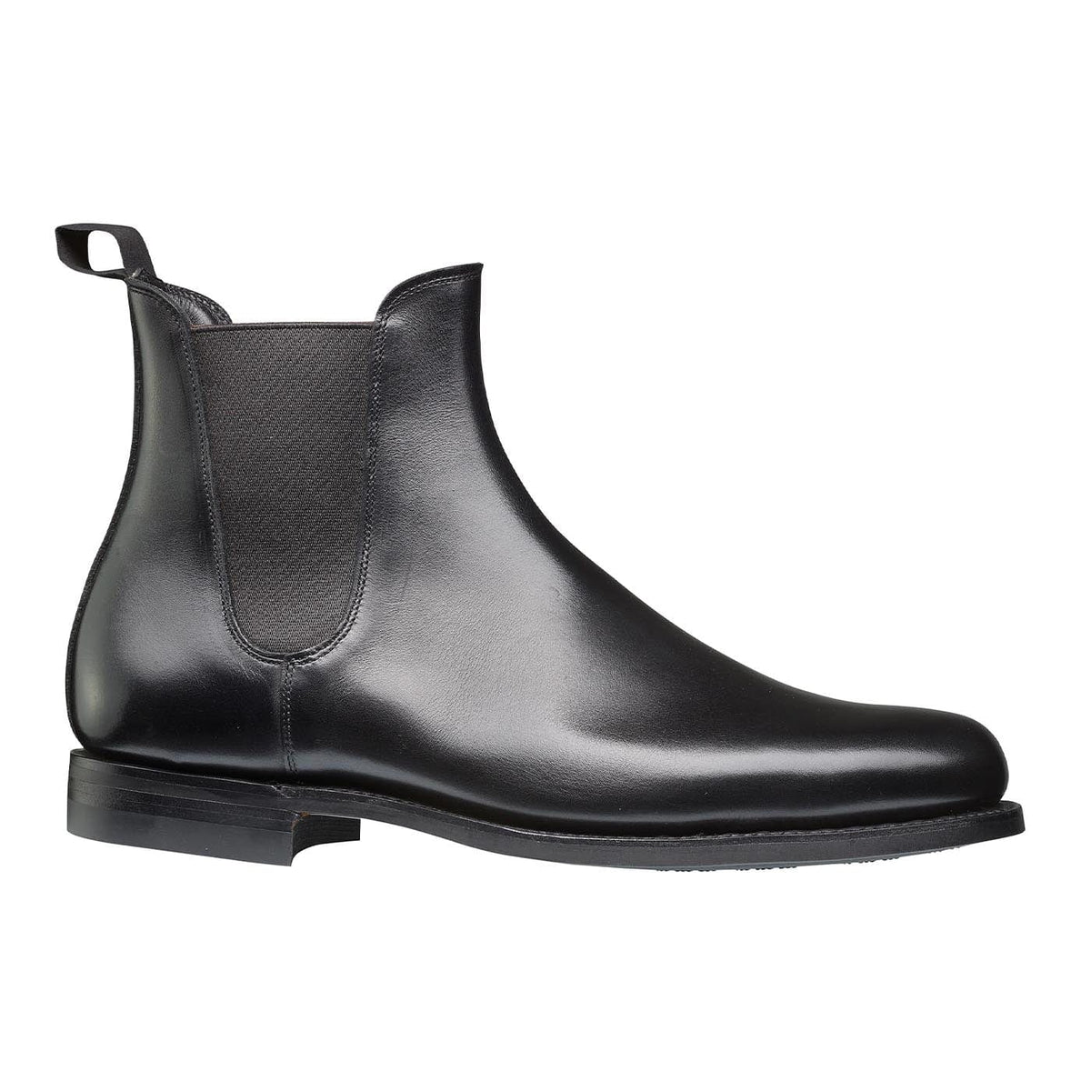 Bonnie Chelsea Boot, Black Calf, Crockett & Jones