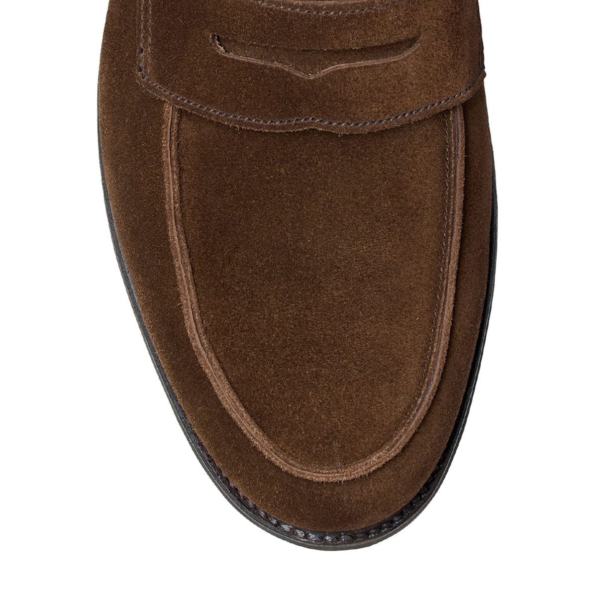 Elise Chocolate Calf Suede Loafers Dam – Crockett & Jones