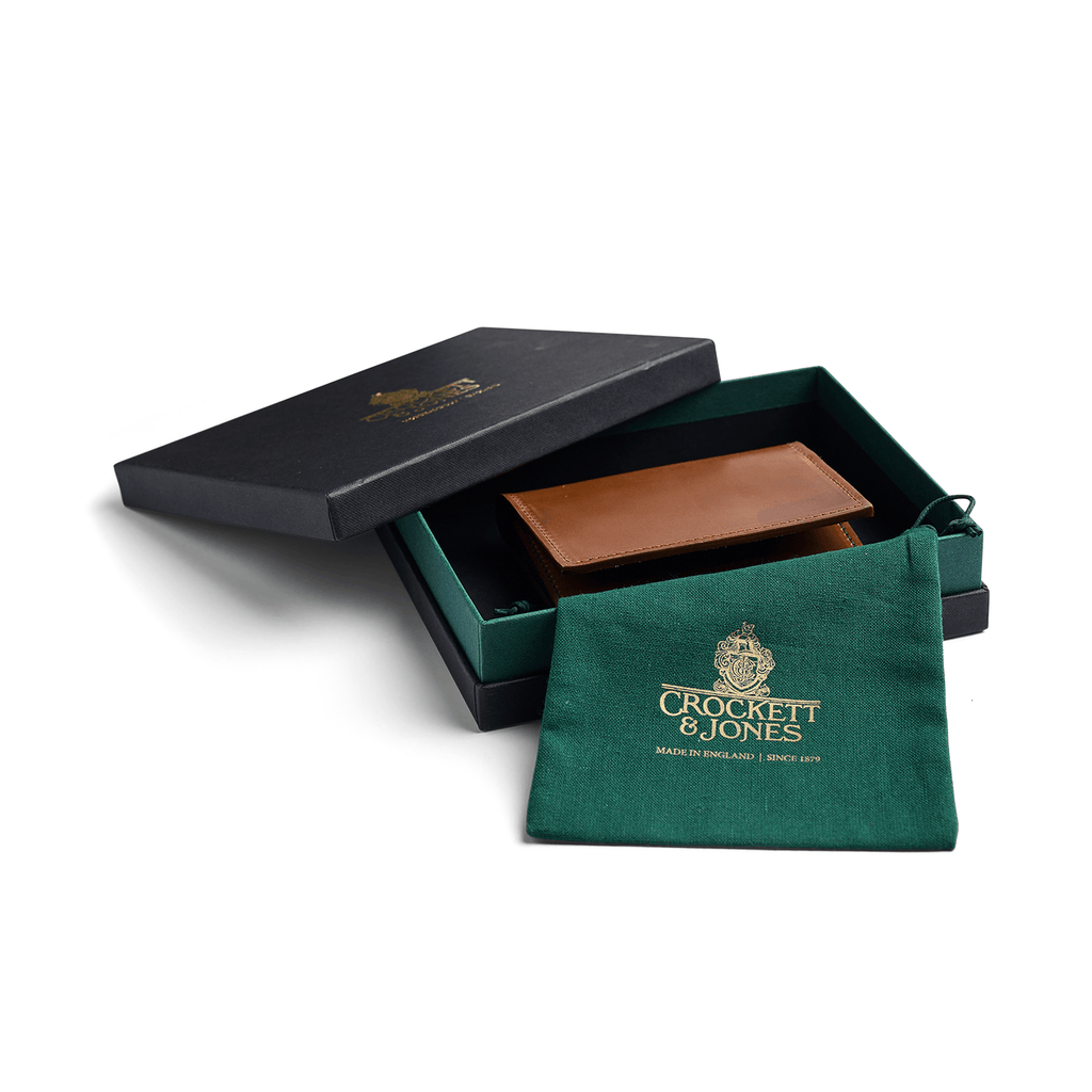 Folded Card Case – Whisky Shell Cordovan - Crockett & Jones