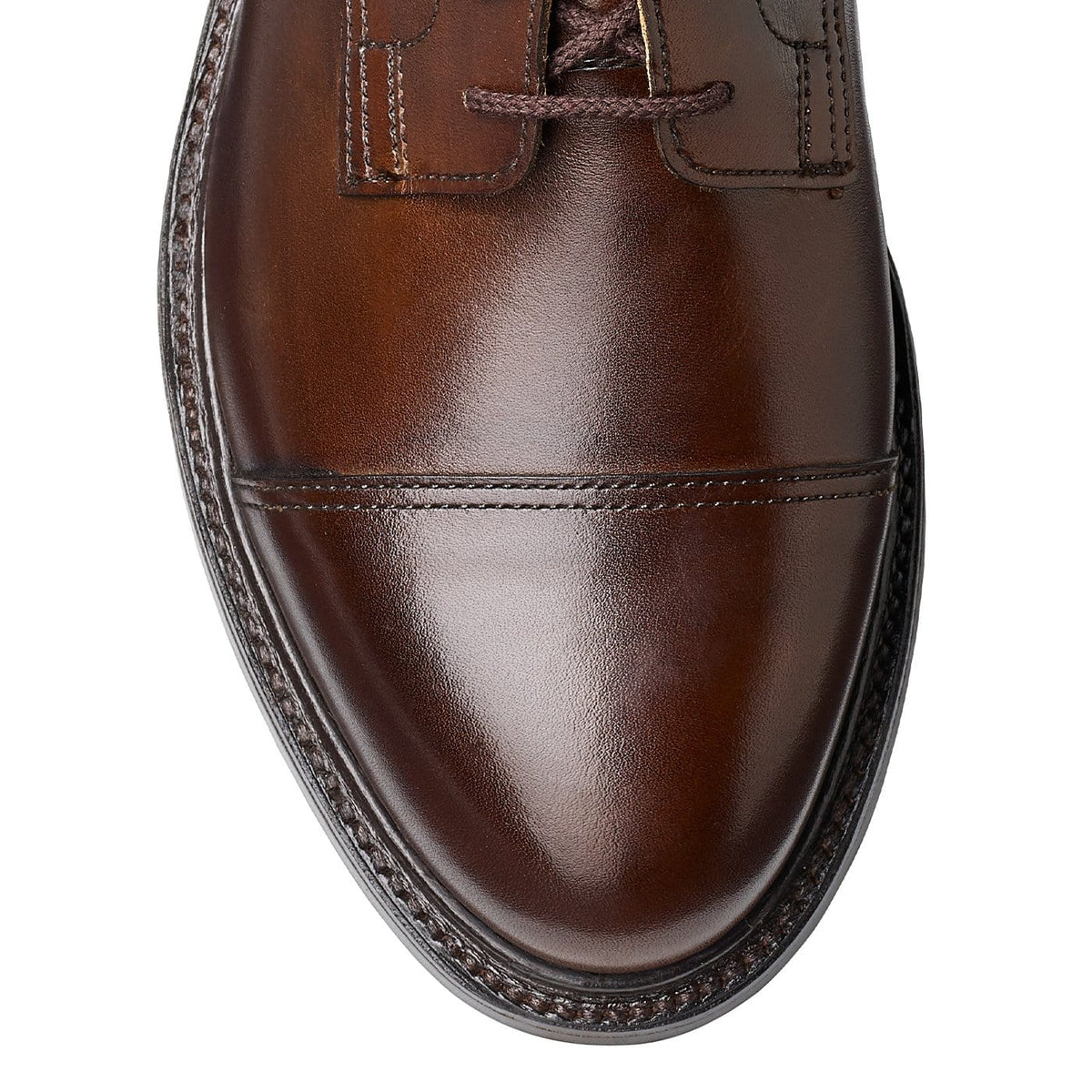 Jane Boot, Dark Brown Burnished Calf 'Dainite' by Crockett & Jones