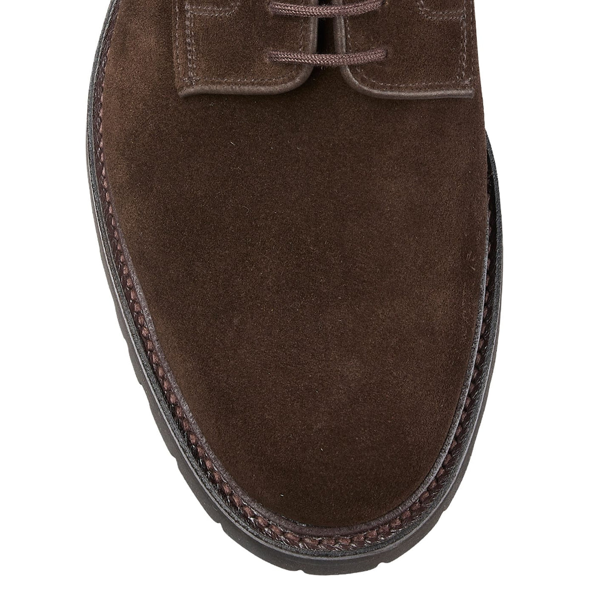 Windermere Derby, Dark Brown Suede ‘Vibram’ Crockett & Jones