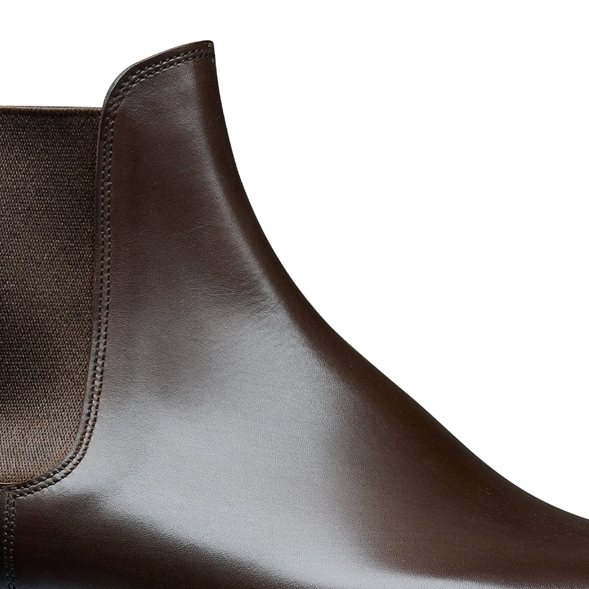 Margie Dark Brown Wax Calf Chelsea Boots Dam – Crockett & Jones
