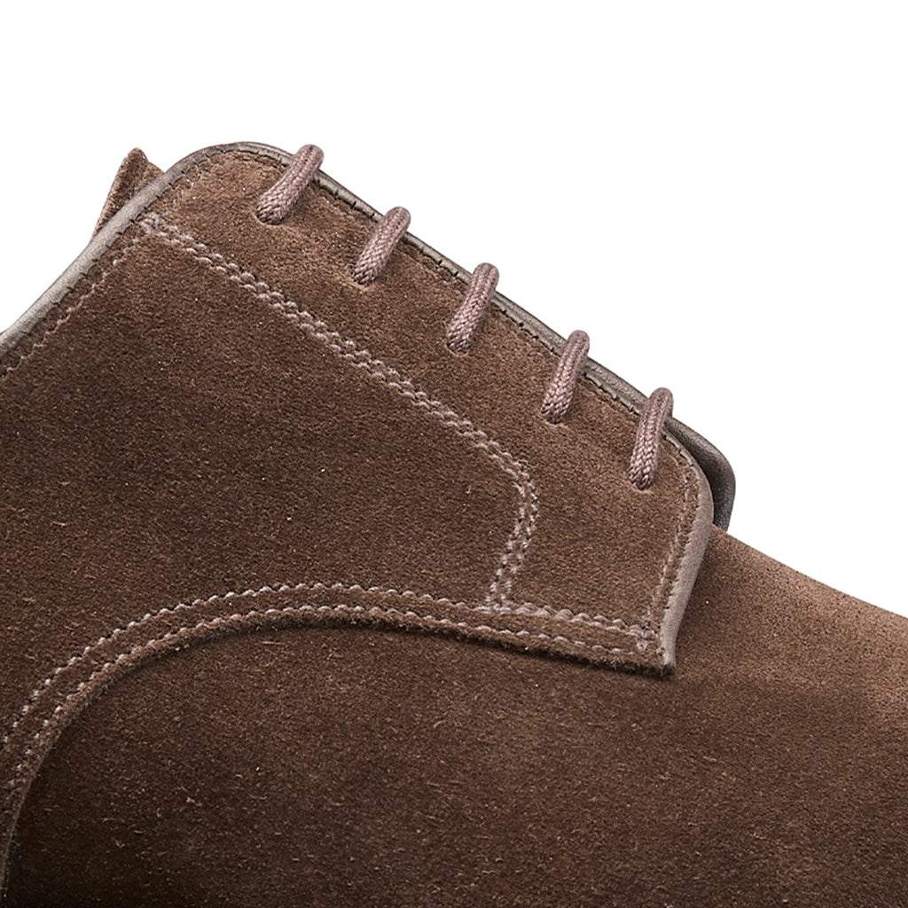 Windermere Derby, Dark Brown Suede ‘Vibram’ Crockett & Jones