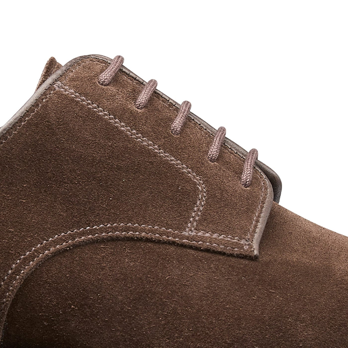 Windermere Derby, Dark Brown Suede ‘Vibram’ Crockett & Jones