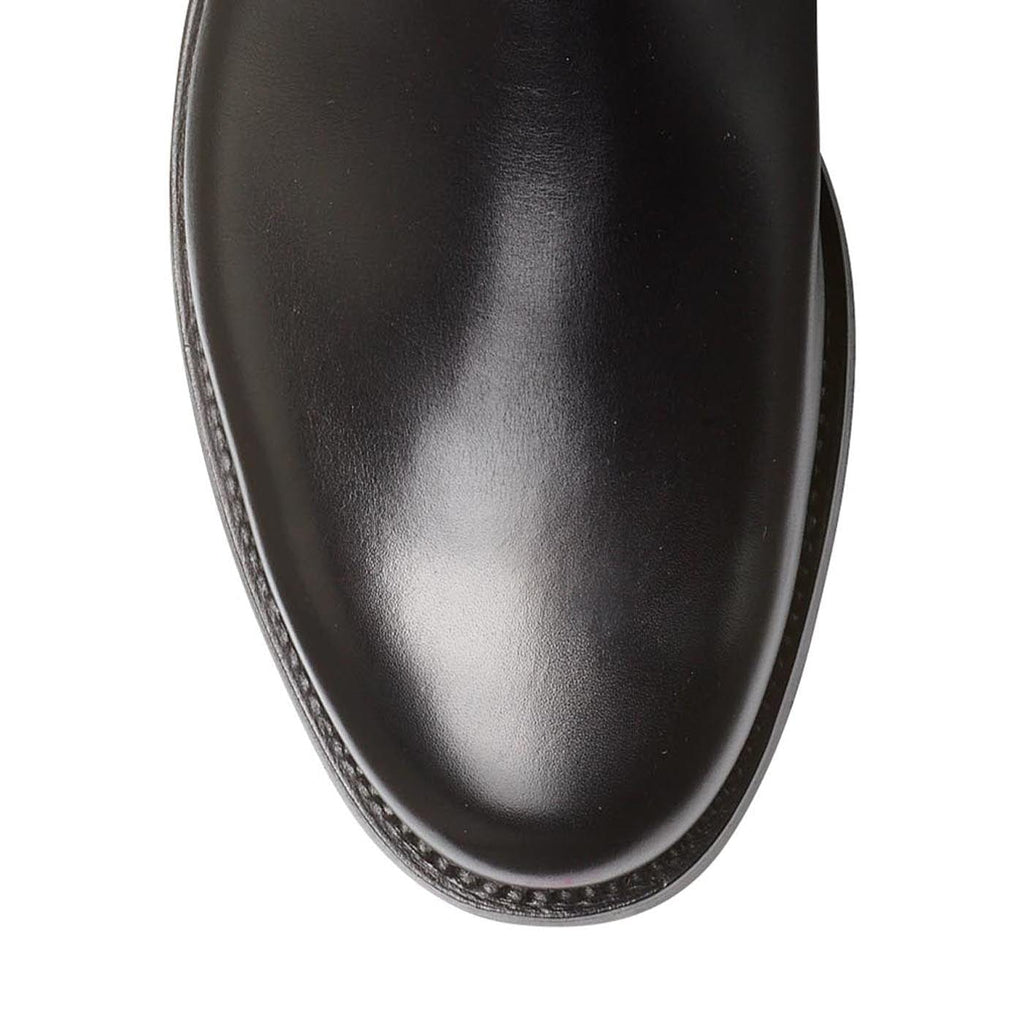Margie Black Wax Calf Chelsea Boots Dam – Crockett & Jones
