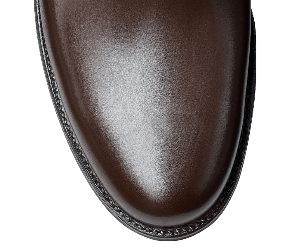 Margie Dark Brown Wax Calf Chelsea Boots Dam – Crockett & Jones