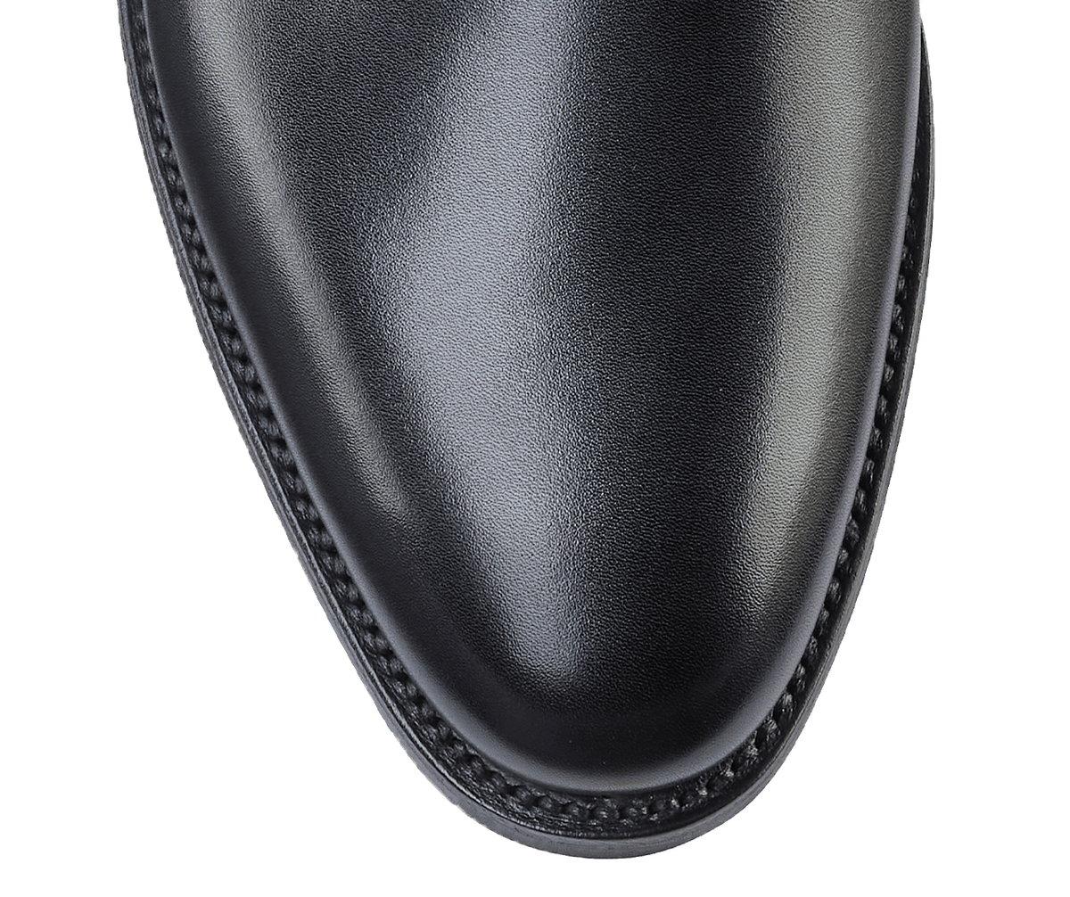 Monkton 3 Black Calf Monk Strap Herr – Crockett & Jones