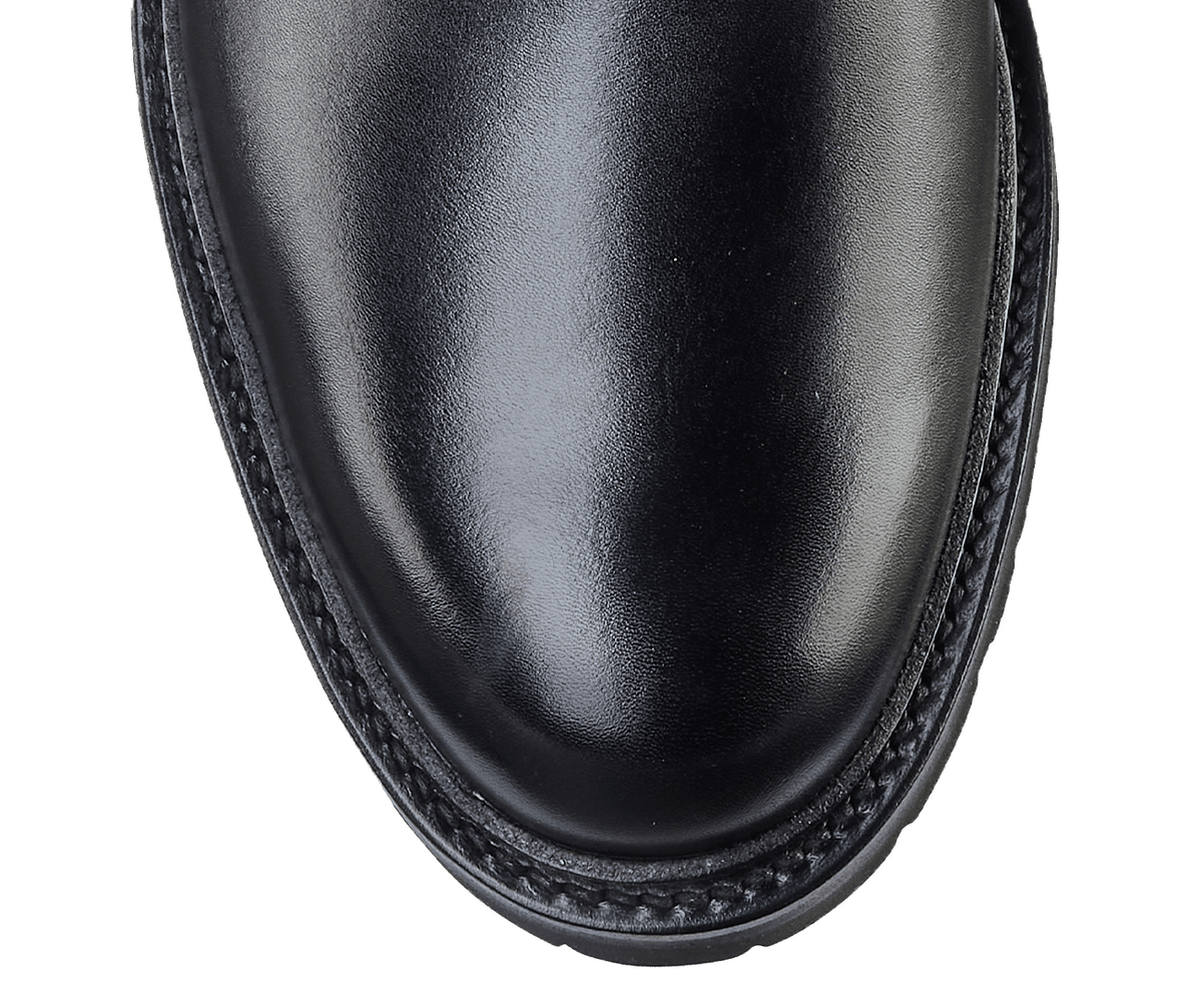 Windermere Derby, Black Calf ‘Vibram’ Crockett & Jones