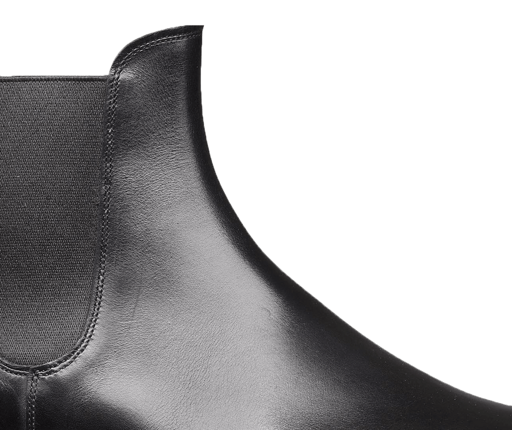 Margie Black Wax Calf Chelsea Boots Dam – Crockett & Jones