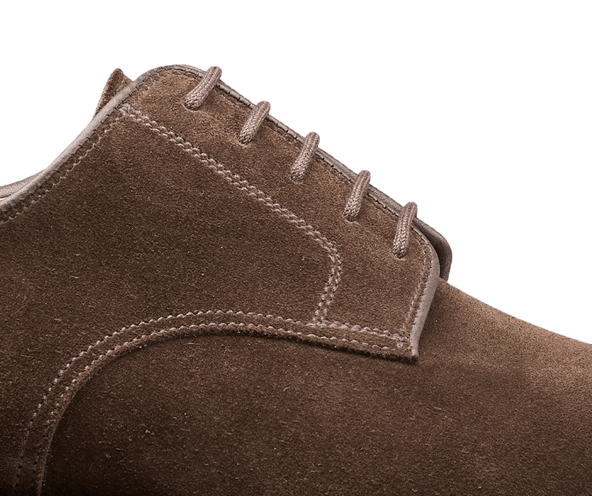 Windermere Derby, Dark Brown Suede ‘Vibram’ Crockett & Jones