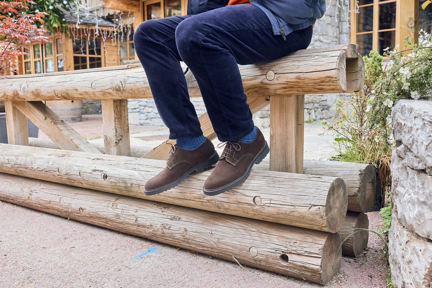 Windermere Derby, Dark Brown Suede ‘Vibram’ Crockett & Jones