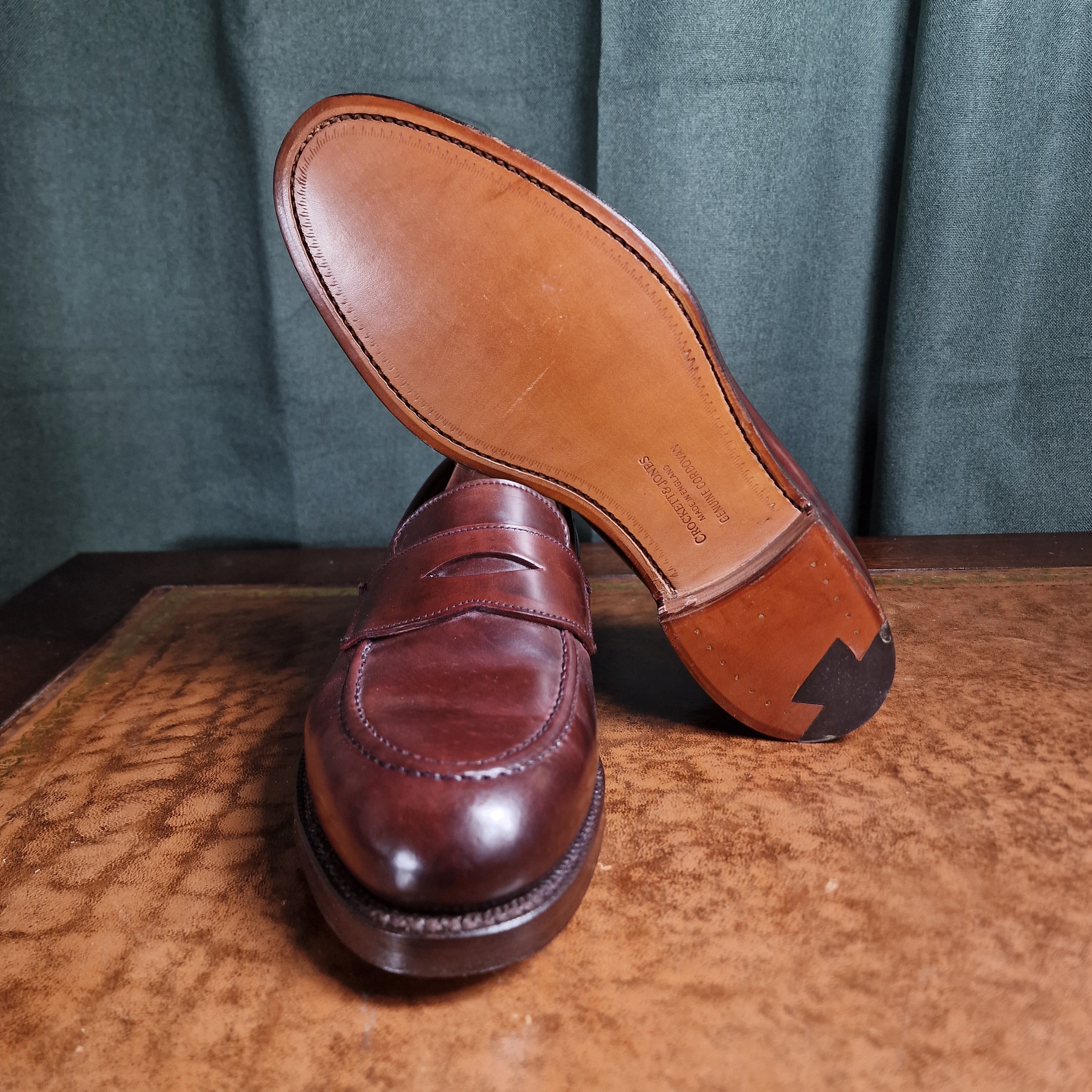 Henley Burgundy Cordovan (6.5E) Crockett & Jones – Hammargruppen