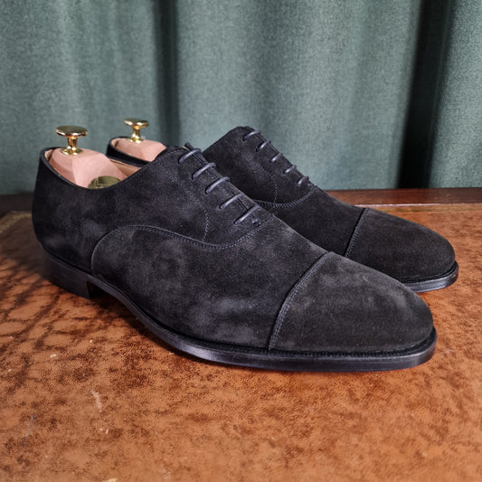 Connaught Black Suede (9,5E) Crockett & Jones