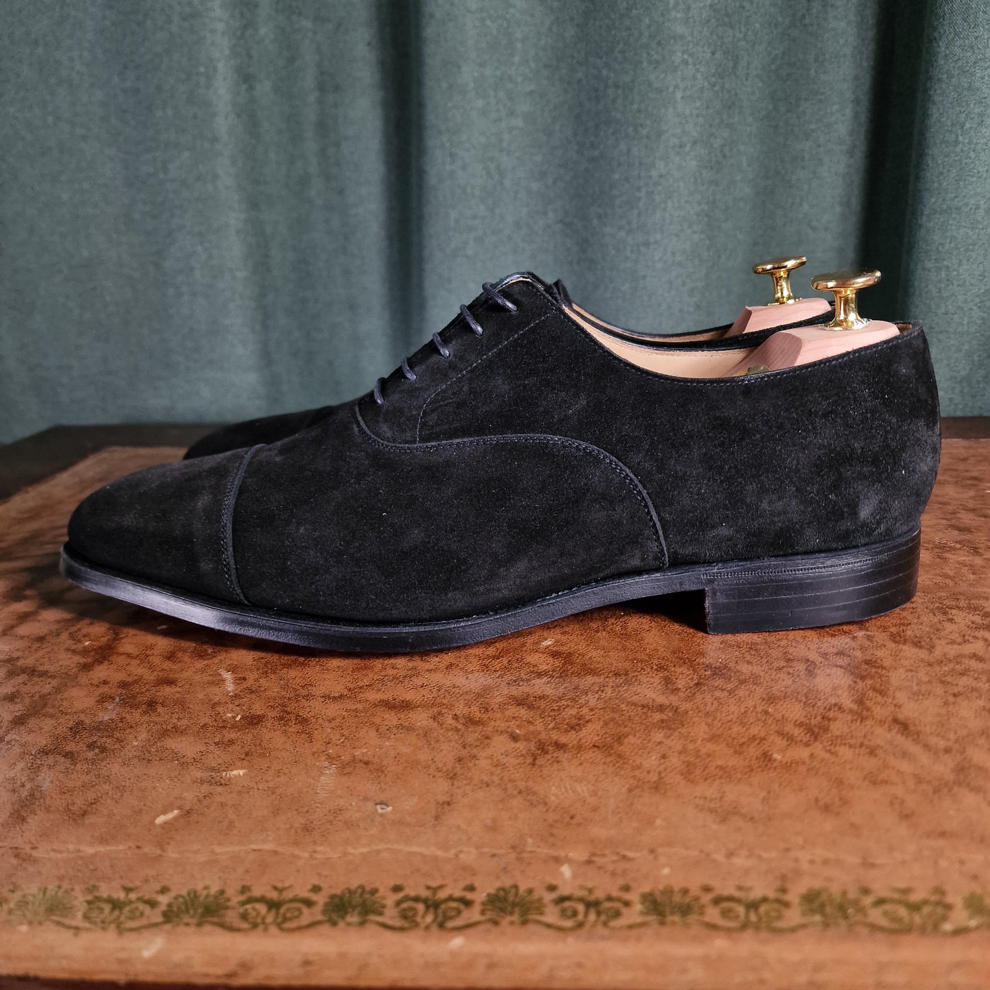 Connaught Black Suede (9.5E) Crockett & Jones