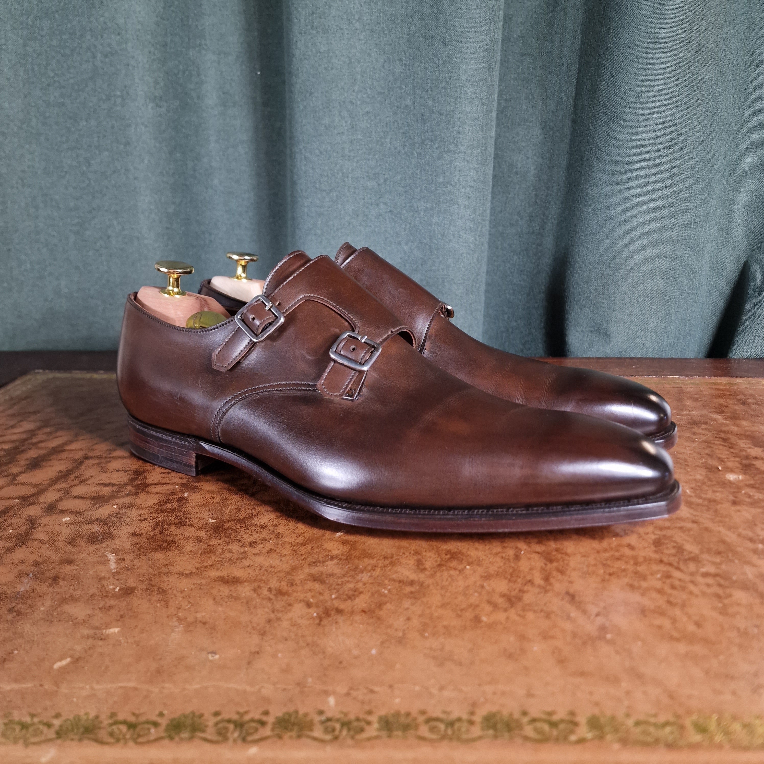 Crockett & Jones Seymour III Dark Brown Antique Calf