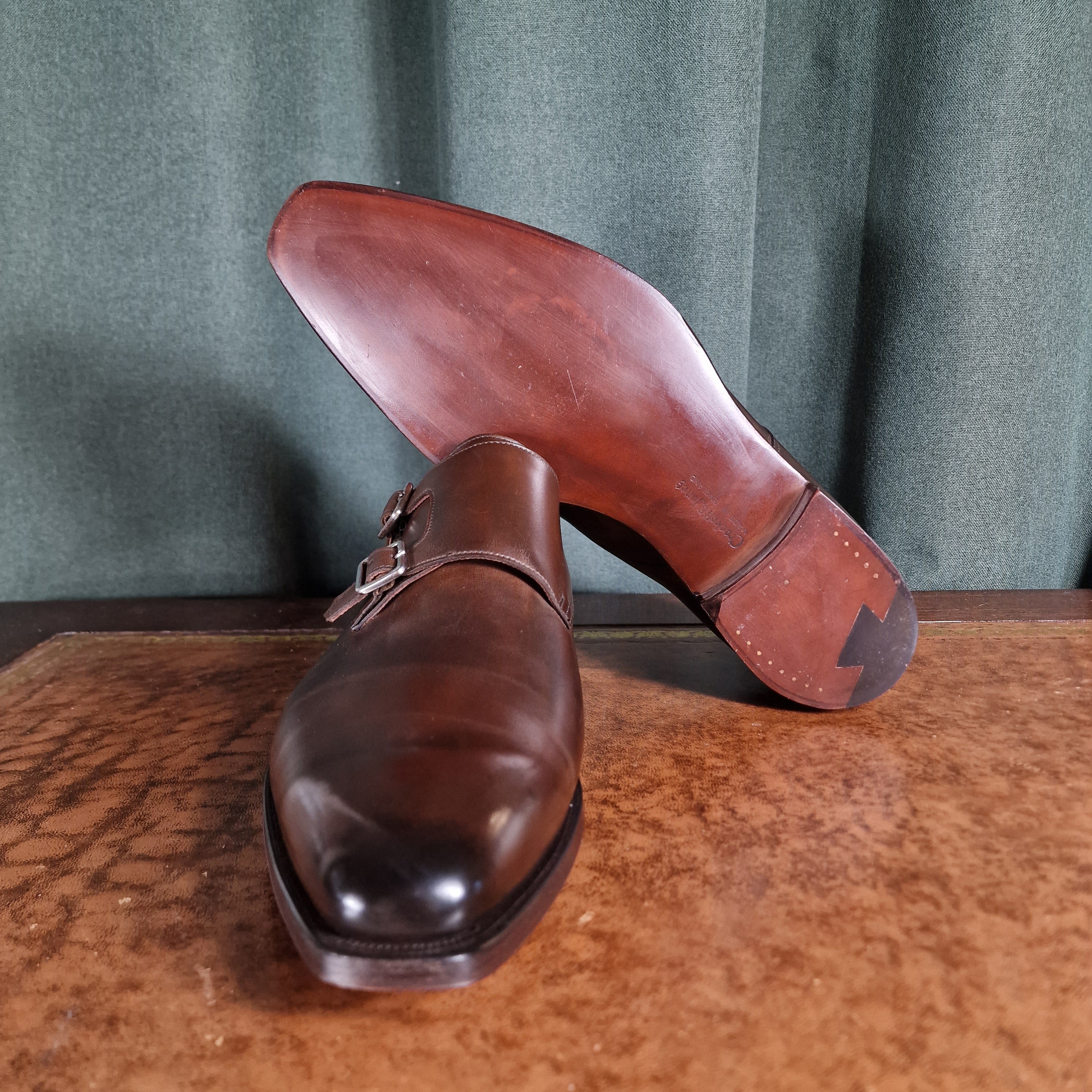 Crockett & Jones Seymour III Dark Brown Antique Calf