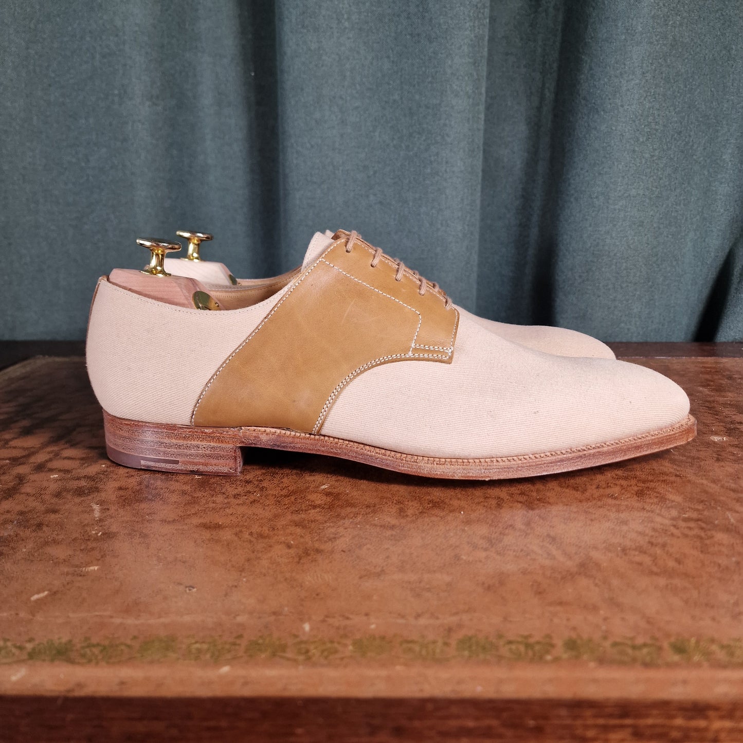 Bosham Beige Canvas (10F & 11F) Crockett & Jones