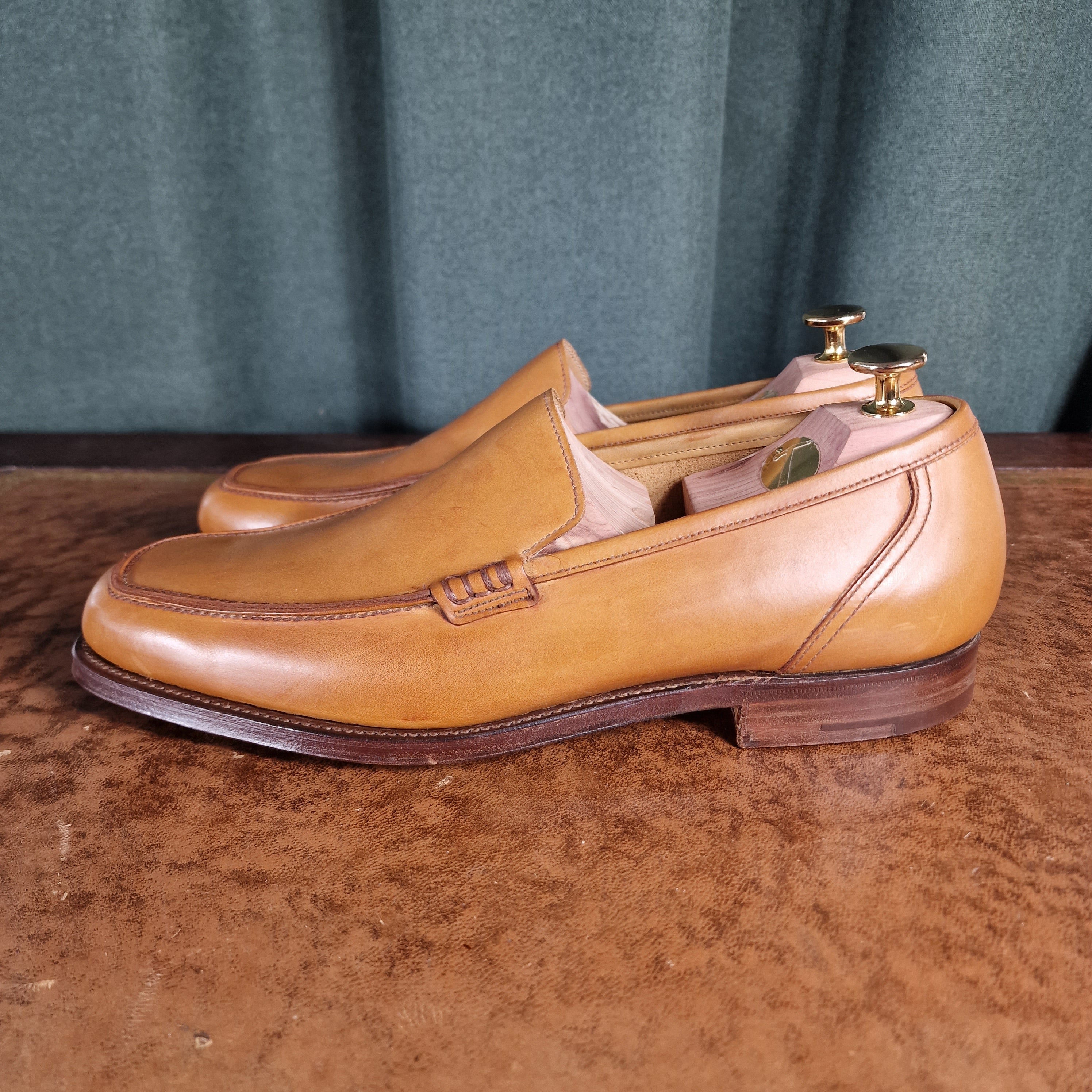 Kent Tan Calf 'Quater Rubber' (8.5E) Crockett & Jones
