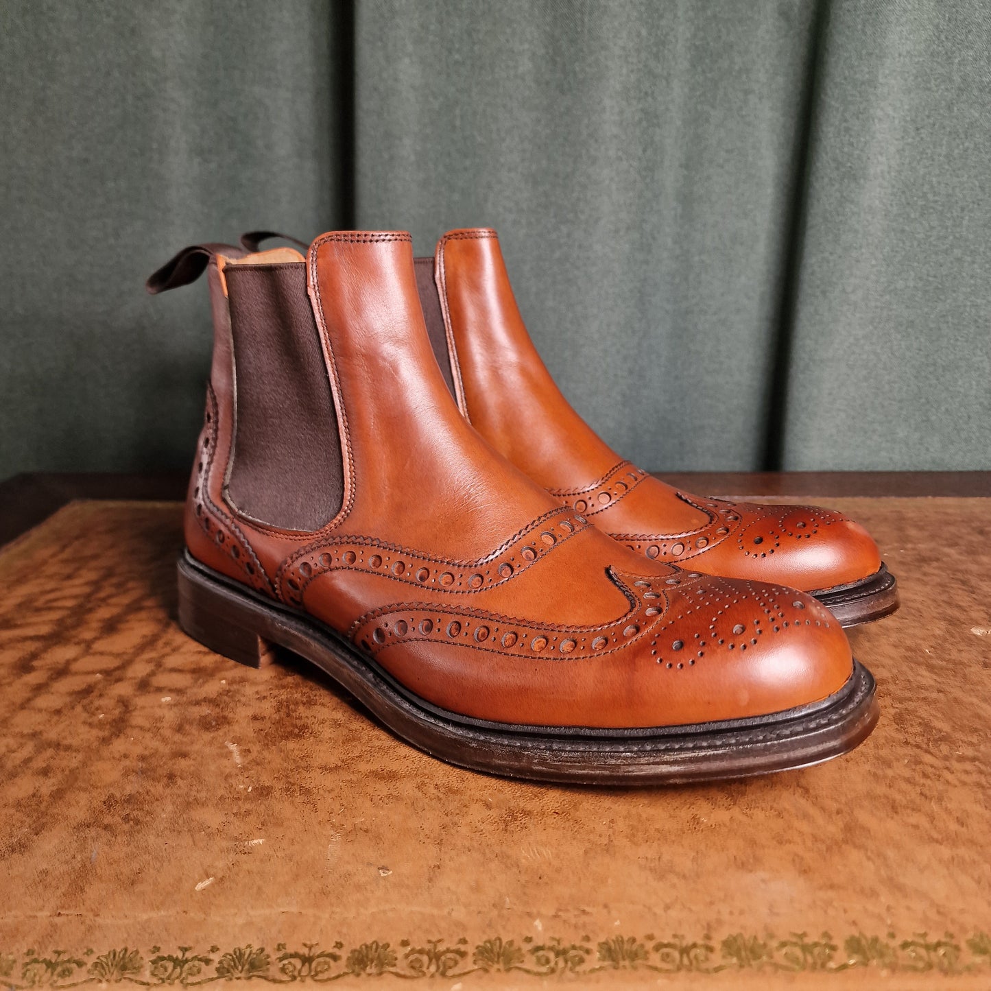 Tamar Dark Leaf Calf  (9F) Joseph Cheaney & Sons