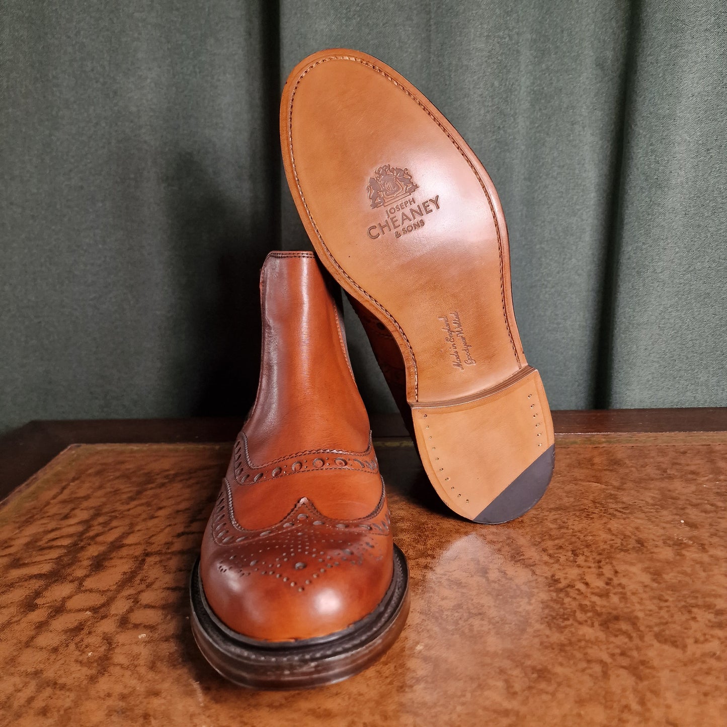 Tamar Dark Leaf Calf  (9F) Joseph Cheaney & Sons