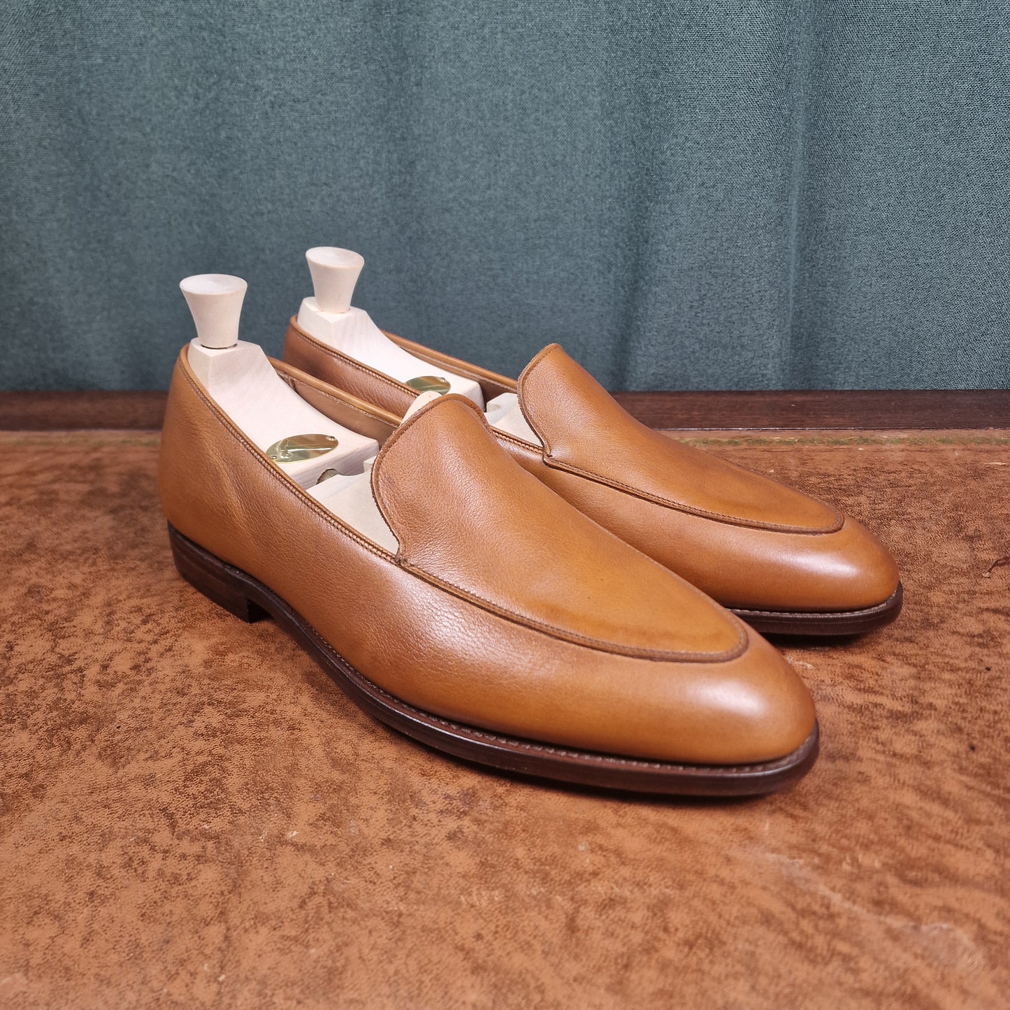 Cannes Tan Milled Calf (8,5E) Crockett & Jones