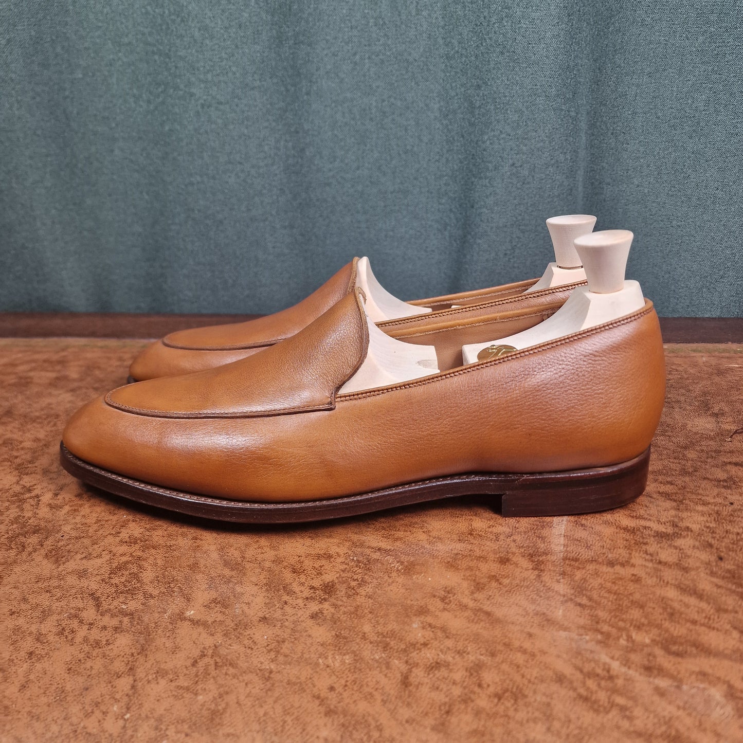 Cannes Tan Milled Calf (8,5E) Crockett & Jones