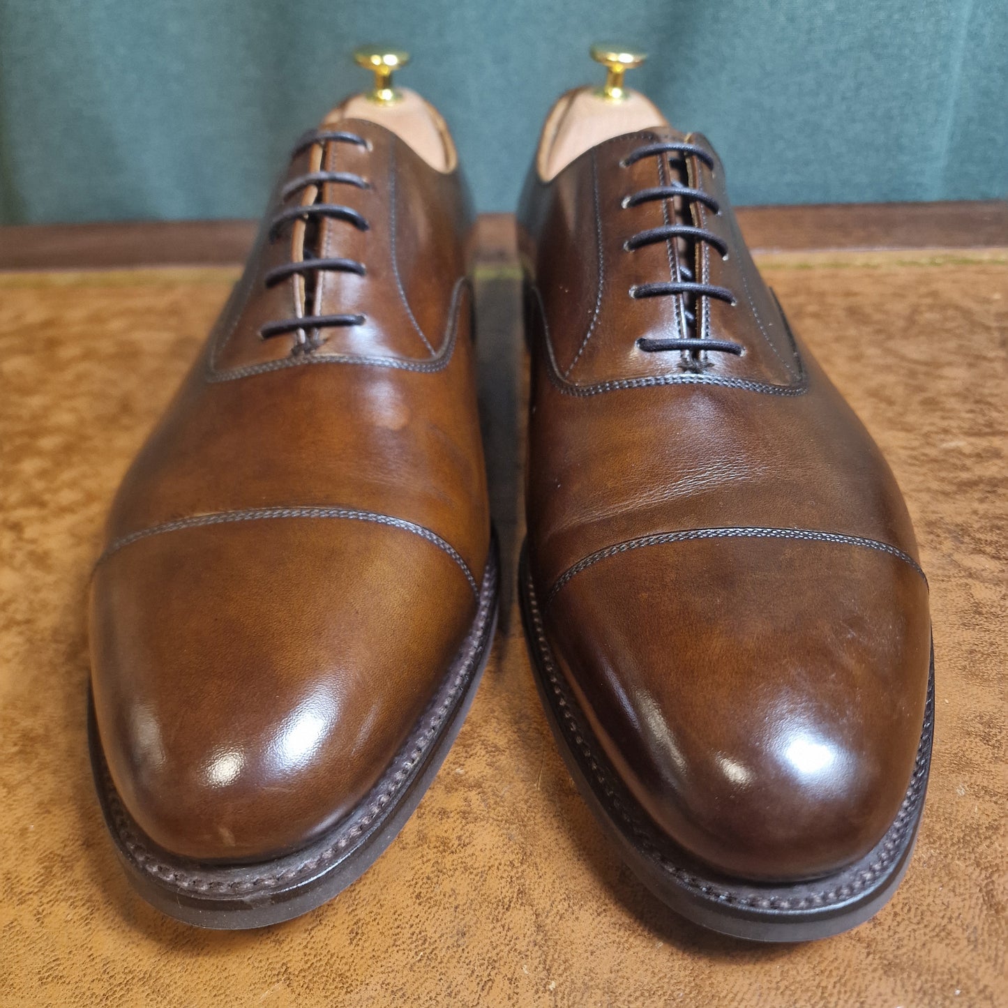 Connaught II Dark Brown Calf 'City' (10.5E) Crockett &amp; Jones