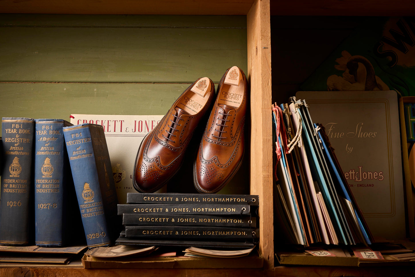 Westgate 2 Oxford, Dark Brown Calf ‘City’ Crockett & Jones