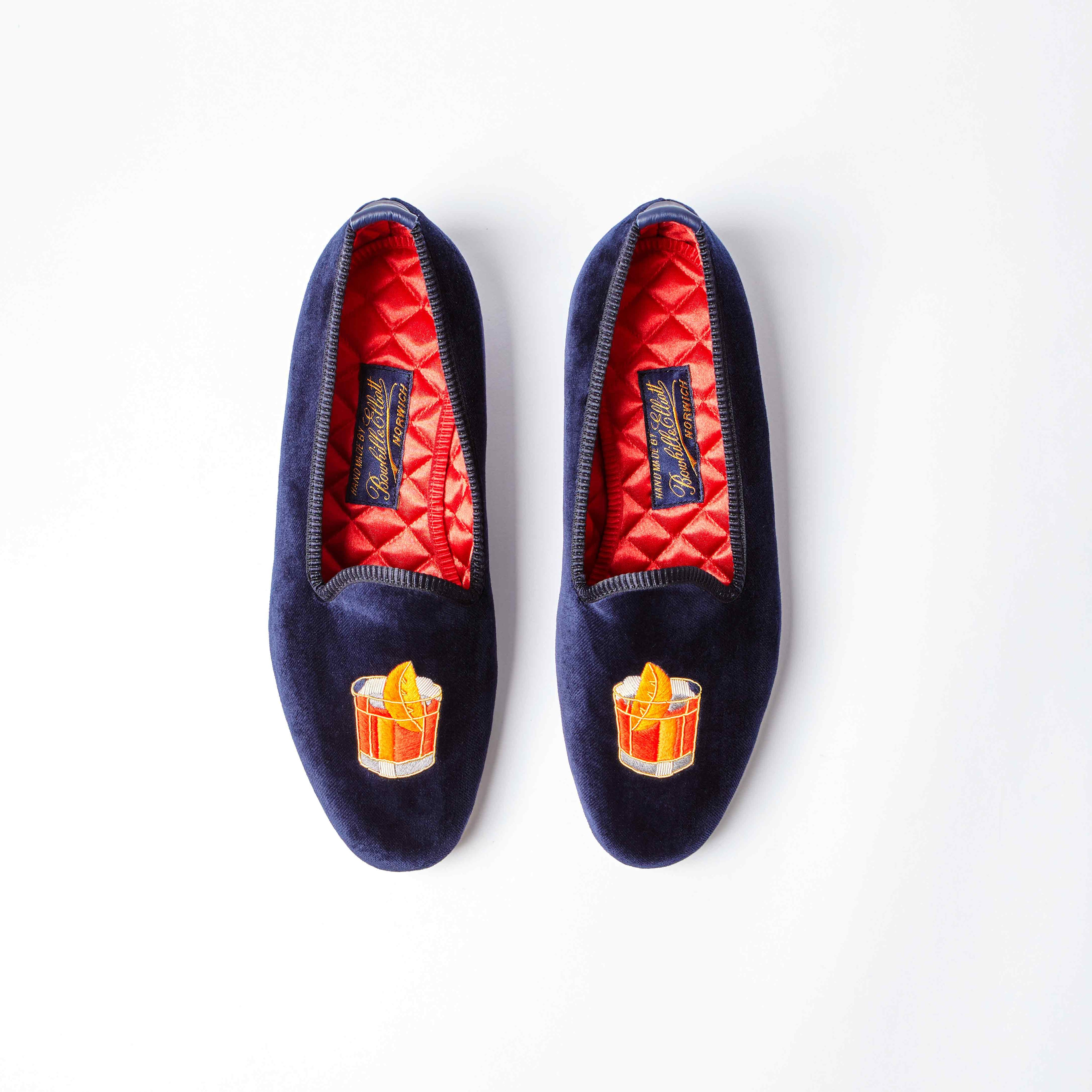 Navy Velvet Negroni Venetian Slippers – Bowhill & Elliott