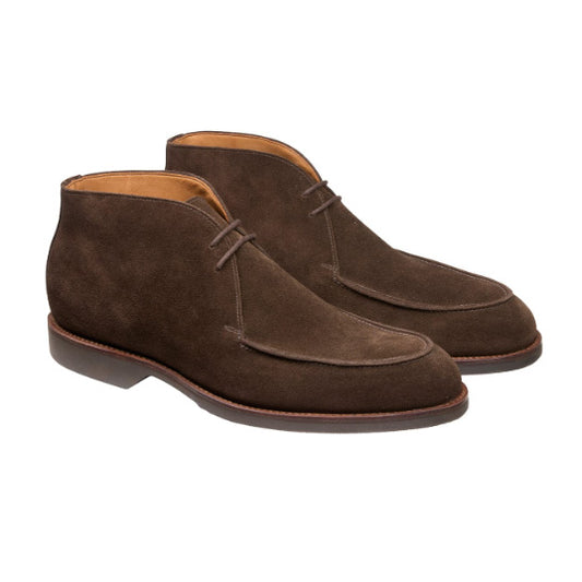 Bibury Dark Brown Suede 'Wedge' Crockett & Jones