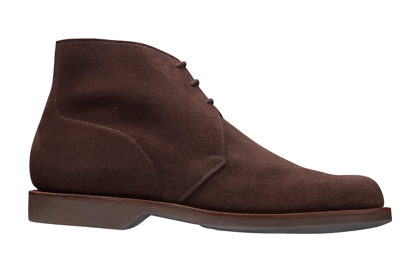 Chukka 4 Boot Dark Brown Suede ‘Wedge’ Crockett & Jones