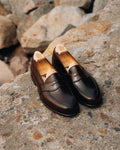 Yale Penny Loafer, Burgundy Cordovan, Crockett & Jones