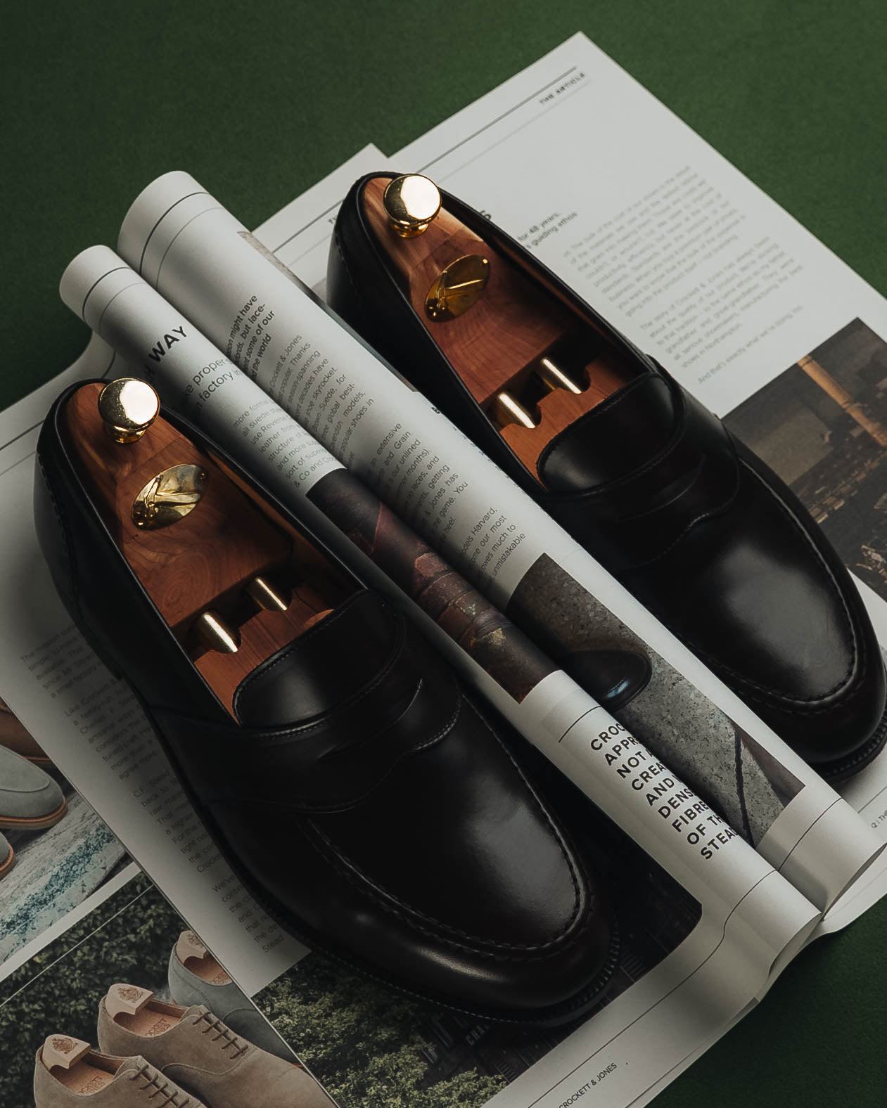 Yale Penny Loafer, Burgundy Cordovan, Crockett & Jones
